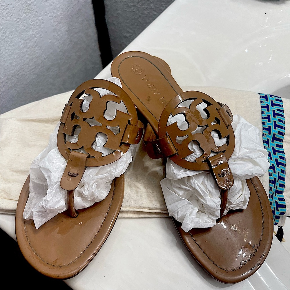 Tory Burch Miller Leather Sandals